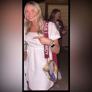 White American threads mini dress size medium